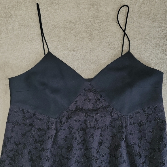 Club Monaco black lace babydoll top size 6 - Picture 4 of 13